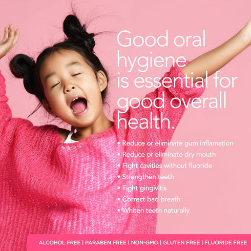 ORL Kids Natural & Organic Mouthwash Uniquely Formulated to Clean Your Mouth, Whiten Your Teeth Strengthen Tooth
