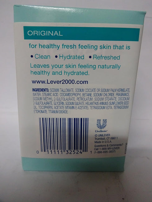 Lever 2000 Bar Soap, Original, 3.75 oz, 2 Bars