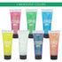 Iridescent Glitter Body Paint Gel, 7 Color Cosmetic Set, 10 ml Tubes for Hair, Body, Face Shimmer