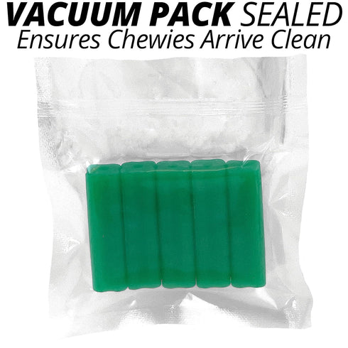 IXO Square-Shaped Aligner Seater Chewies for Invisalign Trays, 5-Pack with Mint Scented Storage Case