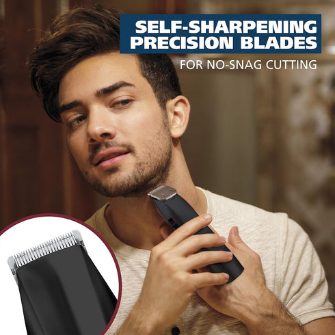 Wahl Cordless Beard Trimmer with Ear, Nose, Brow Trimmer