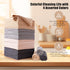 MOONQUEEN 72 Pack Microfiber Cleaning Cloth - Reusable Fast Drying Cleaning Towels, 12"X12", Grey/Light Grey/Brown/Cream