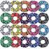 WILLBOND 20 Pieces Soccer Hair Scrunchies, Soft Silk Satin Sport Hair Ties for Girls, Women, Player Team (Mixed Colors)