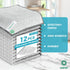 UAFAP 12 7.87 7.87 PCS Non Scratch Wire Dishcloth, Cleans Fast Without Scratching, Stands Up to Stuck-on Grime