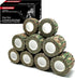 9 Rolls Self Adhesive Athletic Tape Gauze, Breathable Elastic Cohesive Bandage for Sports Injury & Pet (Asian Tiger
