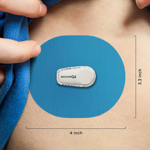 SIMPATCH Adhesive Patch for Dexcom G6 - Brown Color