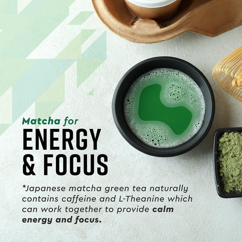 360 Nutrition Matcha Chlorophyll Liquid Drops - Gluten Free & Vegan Supplement for Gut Health, 60 Servings