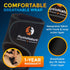 PhysioNatural Foot & Ankle Ice Wrap with 2 Cold Gel Packs for Sprained Ankle, Achilles Tendon Injuries