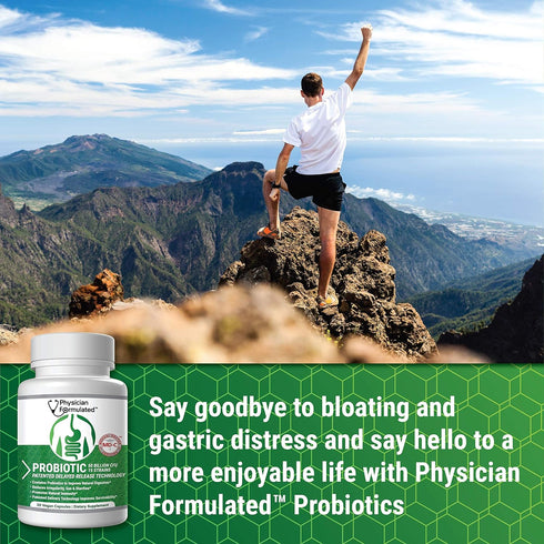 Probiotics for Women & Men - 50 Billion, 15 Strains Slow Release DR Capsules & Prebiotics for Digestive Health, Full
