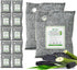 12 x 100g Activated Charcoal Odor Absorber | Nature Fresh Bamboo Charcoal Air Purifying Bag for Home, Closet, Car