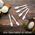 PANA 200 Pieces of White Color Cosmetic Make Up Disposable Plastic Spatulas - 2.5" for Skin Care Facial Cream Mask