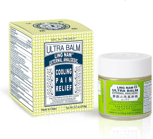 Ultra Balm External Analgesic for Cooling Pain Relief, Muscle Soreness, Backache, Arthritis, 0.7oz/19.8g