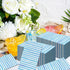KTHONIOMANTE 200PCS 2 Pack, 4.5x8 Inch Blue & White Stripe Guest Napkins, Ply Disposable Paper Striped Dinner Hand