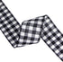 Ribbli Black and White Wired Ribbon, Buffalo Plaid Ribbon 2-1/2 Inch x Continuous 10 Yard,Burlap Ribbon for Big Bow,Wreath,Tree Decoration,Outdoor decoration by Ribbli