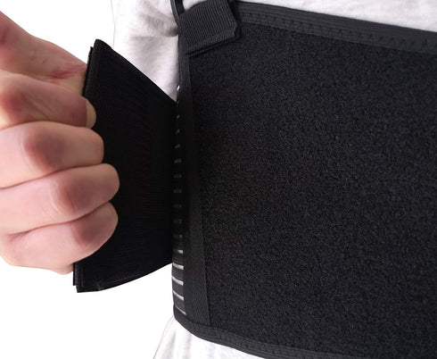 Rib and Chest Support Brace by Solmyr, Breathable Belt for Sore or Bruised Ribs Support (L/XL)