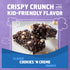 Zbar Protein - Cookies 'n Creme, Crispy Whole Grain Snack Bars with Organic Oats, 5g Protein, 1.27 oz. (15 Pack)