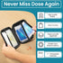 Day and Night Pill Organizer 14 Mini Pill Bags - Color Coded, Pre-Labeled for 7 Days, Travel AM PM Med Wallet