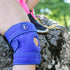 KARM Kids Knee Brace, Osgood Schlatter Support for Youth, Adjustable Compression for Boys & Girls (Blue)