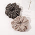 Scrunchies Hair Ties for Women - Big Silk Satin Scrunchie in Giant Purple, Cute Jumbo Hair Accessories