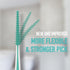 Dental Picks Mint Brush Picks, 100Ct/Pack, 2 Packs (200Ct Total)