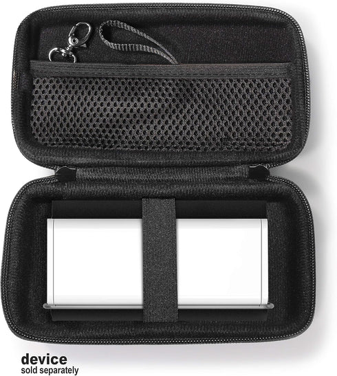 Blood Pressure Monitor Case Compatible with QardioArm - Compact Lightweight Strong Case with Mesh Pocket for Log Book