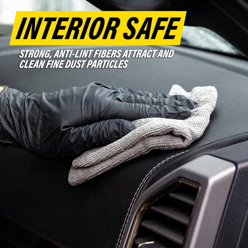 Pennzoil Microfiber Towels, 30-Pack of 12x12 Inch Cloths for Superior Cleaning and Detailing for Cars and Home