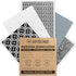 SUPERSCANDI 5 Pack Swedish Dishcloths for Kitchen - 100% Biodegradable, Reusable Paper Towels, Scandi White