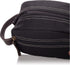 Timberland Men's Toiletry Bag - Canvas Travel Kit Organizer, Black, One Size