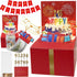 JINSTABAG Birthday Money Box for Cash Gift, Money Pull Box with Music Light