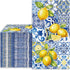80Pcs Blue Yellow Lemons Paper Guest Napkins, 3 Ply Disposable Dinner Hand Napkin Towel for Party Supplies