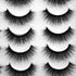 Lanflower Fake Eyelashes, Natural Look Dramatic 3D Lashes Pack with 20 Pairs in 4 Styles