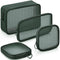 Weewooday 4 Pcs Mesh Makeup Bag - Travel Toiletry Bag Pouch with Zipper, Mini Portable Cosmetic Bag for Daily