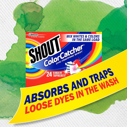 Shout Color Catcher Sheets for Laundry, 72 Count - Pack of 4, Prevent Color Runs and Maintain Clothing Color