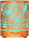 Essential Oil Diffuser Metal Aromatherapy Oil Diffusers for Large Room,Water Plants Pattern