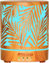Essential Oil Diffuser Metal Aromatherapy Oil Diffusers for Large Room,Water Plants Pattern