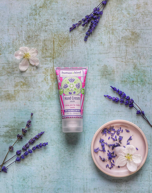 Human+Kind Moisturizing Hand Cream, Lavender, 1.7 oz, Hydrating Cream for Dry, Cracked Skin