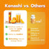 Kenashi 1000mg 20 Vitamin C Effervescent Tablets Vitamin with Zinc Potassium Magnesium E Vitamin Vitamina C