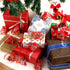 Bememo 100 Pieces Christmas Organza Bags, Snowflakes Mesh Jewelry Candy Drawstring Small Pouches for Winter Wedding,