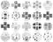 Nail Art Stamping Plate Bundle Set, 20 pcs Manicure Decoration Templates, Water-marbling, Floral, Galaxy