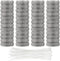 48 Pieces Lint Traps for Washing Machine, Stainless Steel Lint Snare Traps with 48 Pcs Cable Tie