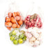 Aluf Plastics Pint Clear Poly Food Bags - 0.6 MIL, 4" x 2" x 8" - Pack of 1000 for Fruits, Vegetables, Cheese, Meat
