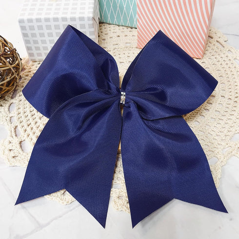 CT CRAFT LLC Grosgrain Solid Fabric Ribbon, 3 Inch x 25 Yds Navy Blue for Christmas Home Decor, Gift Wrapping, DIY