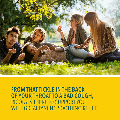 Ricola Berry Medley Throat Drops, 45 Count, Delicious Throat Relief & Care, Naturally Flavored Oral Anesthetic