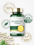 Carlyle Bromelain 1700 mg | 90 Capsules | Pineapple Enzyme Supplement | Gluten Free, Non-GMO