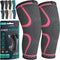 Modvel 2 Pack Knee Brace for Men & Women, Compression Sleeve for Knee Pain Relief, Sports Support