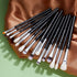 Jessup Eye Makeup Brushes Set, Professional 15pcs with Eyeshadow Blending and Eyeliner Brushes