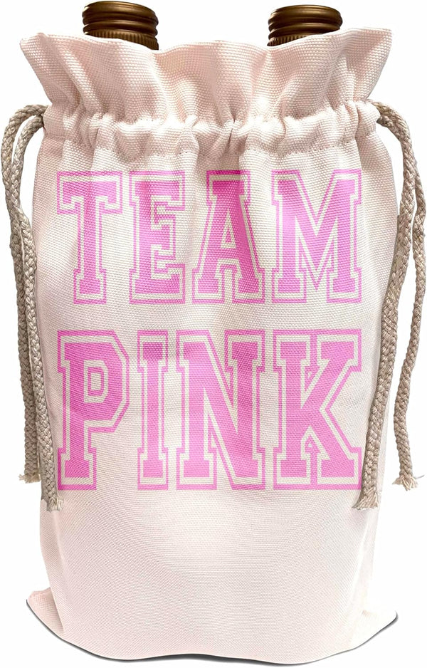 3dRose Team Pink - appropriate for girl baby showers or for breast