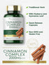 Carlyle Ceylon Cinnamon Complex with Gymnema and Mulberry | 150 Capsules - Non-GMO, Gluten Free Supplement