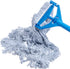 SPARTA Flo-Pac Mop Head, Loop-Ended, Large, Narrow Band with 1/2" Blue Band for Organized Cleaning