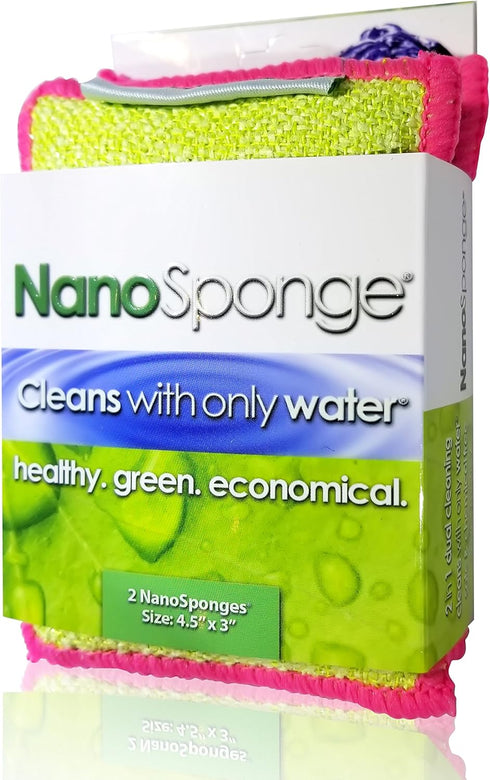 Life Miracle Nano Sponge Cleaning Sponges. Supersized Everyday Heavy Duty Household Kitchen and Dish
